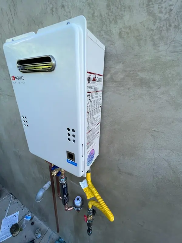Tankless water heater installation for Prairie View homes
